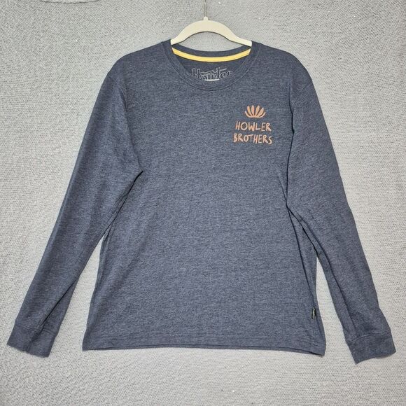 Howler Brothers Other - Howler Brothers Men's Graphic Long Sleeve Crew Neck Gray T Shirt Medium